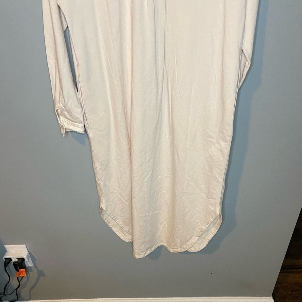 YFB x Revolve Porter Shirt Dress - Sea Salt - Picture 9 of 12